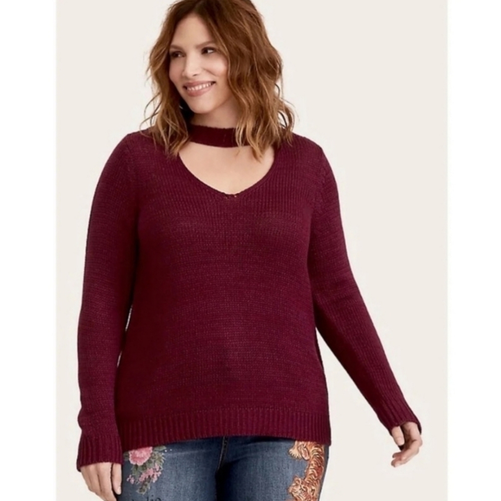 Torrid Choker Sweater 1X